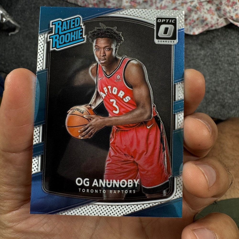 Panini Trading Card OG Anunoby 2017-18 Donruss Optic Rated Rookie Raptors #178